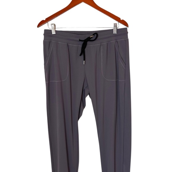 ZYIA Active Women's Peak Zipper Joggers- Dark Grey- Size Large - Picture 3 of 13